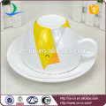 Высококачественная красочная китайская керамическая чашка для кофе с логотипом OEM